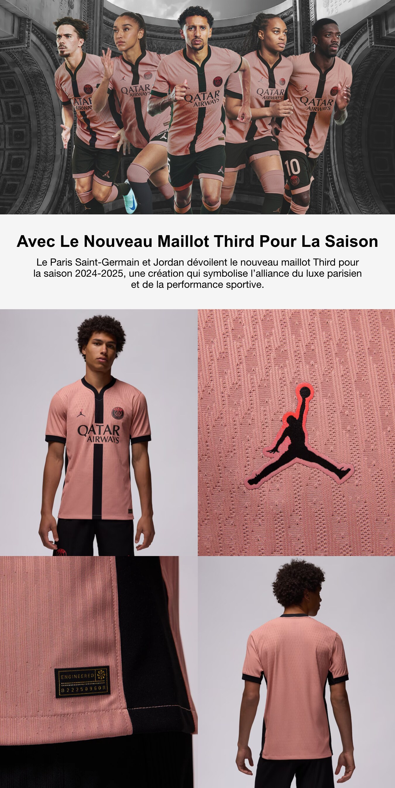 Maillot Domicile PSG 2023/24 – Nike Dri-Fit ADV – Taille M – Occasion 9/10