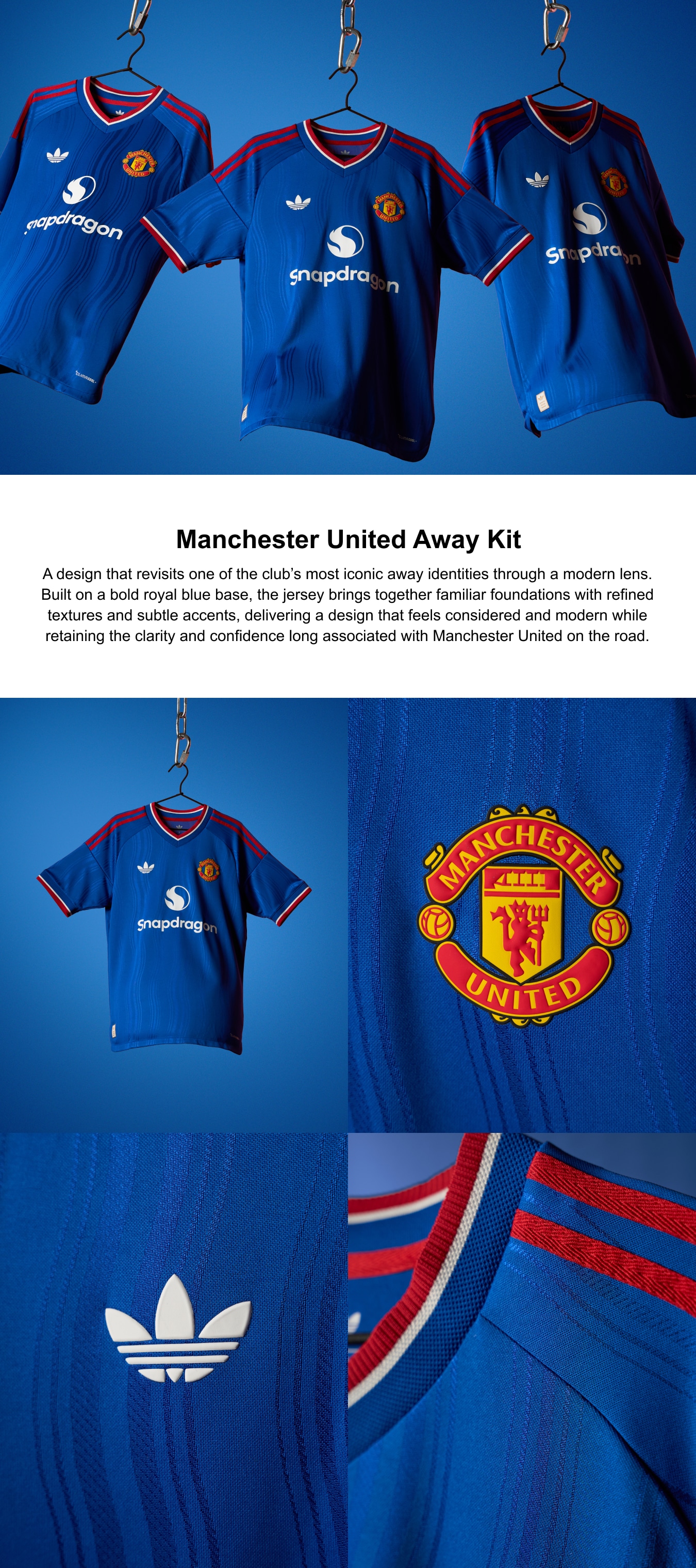 Manchester United adidas Away Shirt 2026-27 - Kids